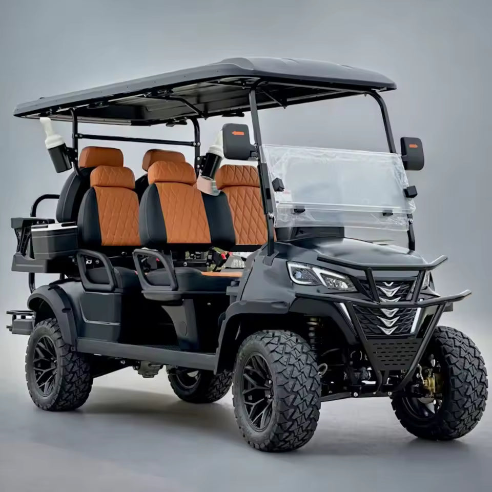 2025 Sähkökäyttöinen Golfkärry – 4 paikkaa, 5000W teho, Street Legal