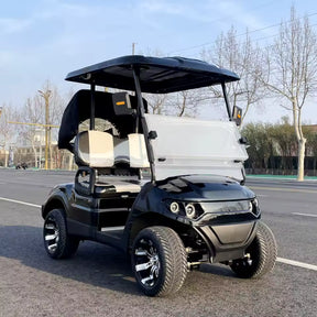 2024 Uusi malli – 2-paikkainen sähköinen Club Cart (Golf, metsästys ja vapaa-aika)