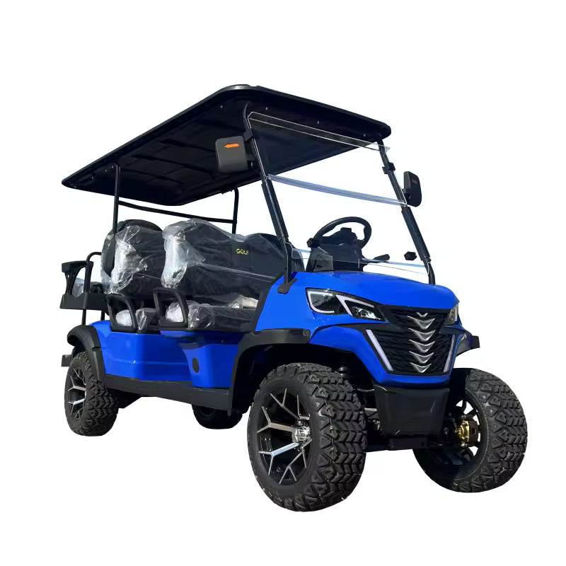 2025 Powerful 4 Wheel Club Car – Sähkökäyttöinen golfkärry 5000W (4 paikkaa, Street Legal)